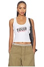 view 1 of 4 Pseudo Tank Top in White