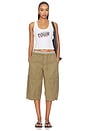 view 4 of 4 Pseudo Tank Top in White