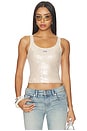 view 1 of 5 Chloe Tank Top in Tan