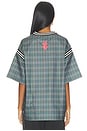 view 3 of 5 ТОП UNION JERSEY  in Hunter Plaid