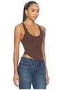 view 2 of 5 Muse Tank Top in Chocolate