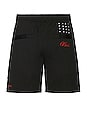 view 2 of 5 Scripted Mesh Shorts in Black