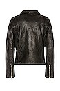 view 2 of 3 Capitol Leather Jacket in Black