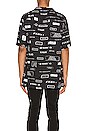 view 3 of 5 You Have Been Warned Resort Short Sleeve Shirt in Black