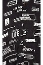 view 5 of 5 You Have Been Warned Resort Short Sleeve Shirt in Black