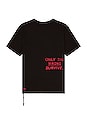 view 2 of 3 Survive Biggie Tee in Jet Black