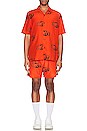 view 4 of 4 Unity Sign Burner Boardshort in Orange