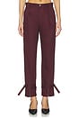 view 1 of 6 PANTALÓN TOM in Oxblood
