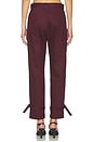 view 4 of 6 PANTALÓN TOM in Oxblood