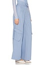 view 2 of 6 Freda Foldover Pant in Azure