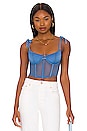 view 1 of 5 Femme Bustier in Cobalt