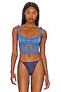 view 2 of 5 Femme Bustier in Cobalt