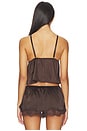 view 3 of 4 Madeline Camisole Top in Espresso