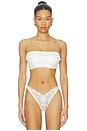 view 1 of 4 Sasha Bandeau Bra in White