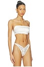 view 2 of 4 Sasha Bandeau Bra in White