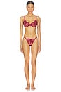 view 4 of 4 Nicolette Underwire Bra in Red