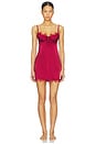view 1 of 3 Sorrento Slip Dress in Rhubarb