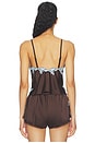 view 3 of 4 Jean Camisole Top in Espresso