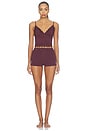 view 5 of 5 TOP CAMISOLA HUGO  in Raisin
