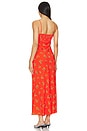 view 3 of 3 Velma Midi Dress in Red Rosebud