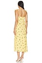 view 3 of 3 VESTIDO MIDI ROSEMARY in Buttercup Rosebud