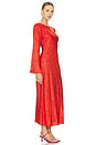 view 2 of 3 ROBE MAXI KEIRA in Red Tulip