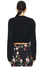 view 4 of 6 Carmel Embroidered Cardigan in Black