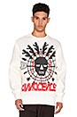 view 1 of 3 SWEAT SHAMAN in White & Multi