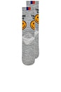 view 3 of 4 TAKE OUT ソックス in Heather Grey