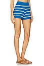 view 2 of 6 Agnes Sweatshort in Royal Blue & White