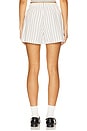view 4 of 6 The Limon Shorts in White & Black