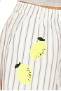 view 6 of 6 The Limon Shorts in White & Black