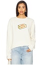 view 1 of 4 The Oversized Butter Sweatshirt in Cream