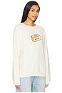 view 2 of 4 The Oversized Butter Sweatshirt in Cream