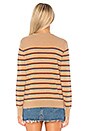 view 3 of 4 The Samara Sweater in Camel, Poppy & Navy