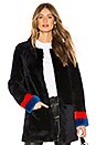 view 1 of 4 The Westchester Lamb Fur Coat in Navy