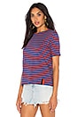 view 2 of 4 The Modern Tee in Blue & Red