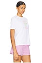 view 2 of 4 The Modern Apres Tennis Tee in White & Blush