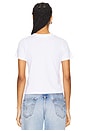 view 3 of 4 The Wynn Baby Tee in White