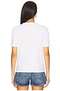 view 3 of 4 The Modern Lemon Tee in White