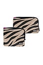 view 1 of 5 On-the-go Pouch Set in Zebra