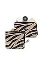 view 5 of 5 On-the-go Pouch Set in Zebra