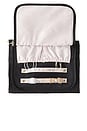 view 6 of 7 ORGANIZADOR DE JOIAS MEDIUM JEWELRY ORGANIZER in Black Satin Nylon & Blush Micro Suede