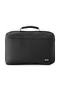 view 1 of 7 POCHETTE À MAQUILLAGE NEOPRENE TRAIN CASE LARGE in Black & Pink