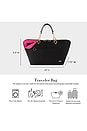 view 4 of 4 POCHETTE À MAQUILLAGE in Black & Pink