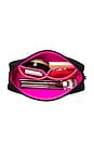 view 3 of 6 Essentials Pouch in Black & Pink