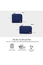 view 6 of 6 POCHETTE À MAQUILLAGE in Navy & Khaki