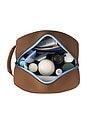 view 2 of 6 Neoprene Dopp Kit in Chocolate & Pearl Blue