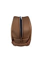 view 3 of 6 Neoprene Dopp Kit in Chocolate & Pearl Blue