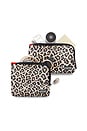view 5 of 5 MALETA DE MAQUIAGEM ON-THE-GO POUCH SET in Leopard Neoprene